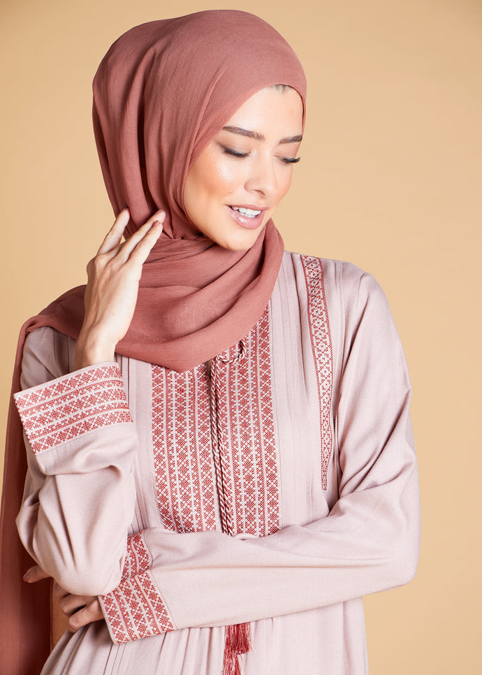 Cordoba Cross Stitch Abaya | Abayas | Aab Modest Wear