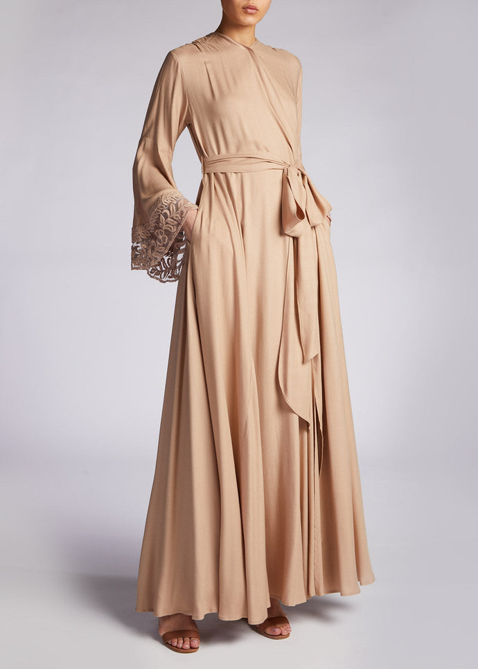Dantel Wrap Abaya | Abayas | Aab Modest Wear