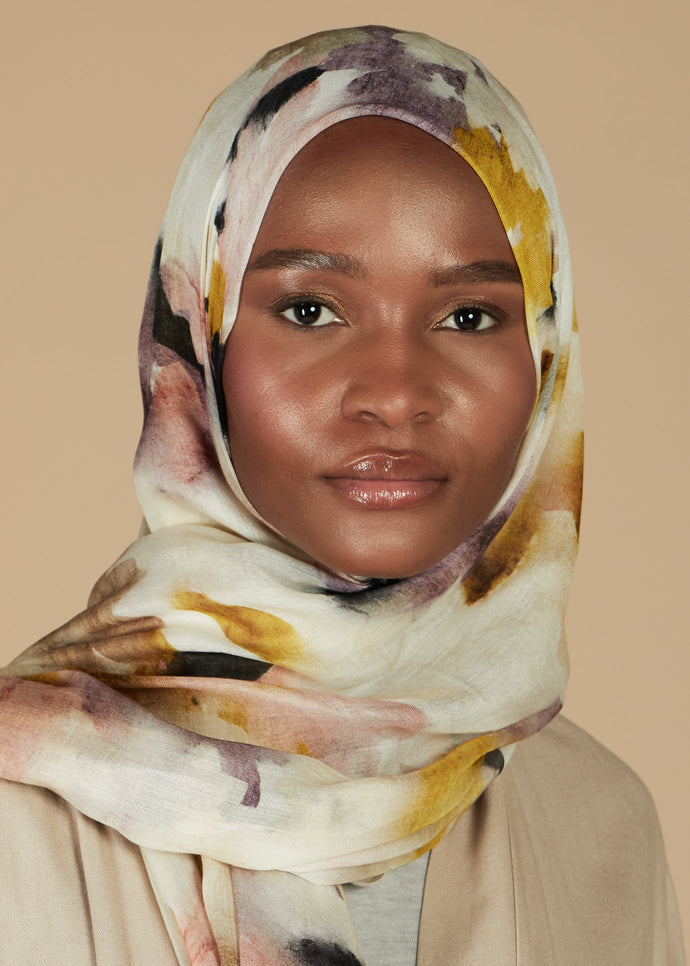 Monet Print Hijab | Hijabs | Aab Modest Wear
