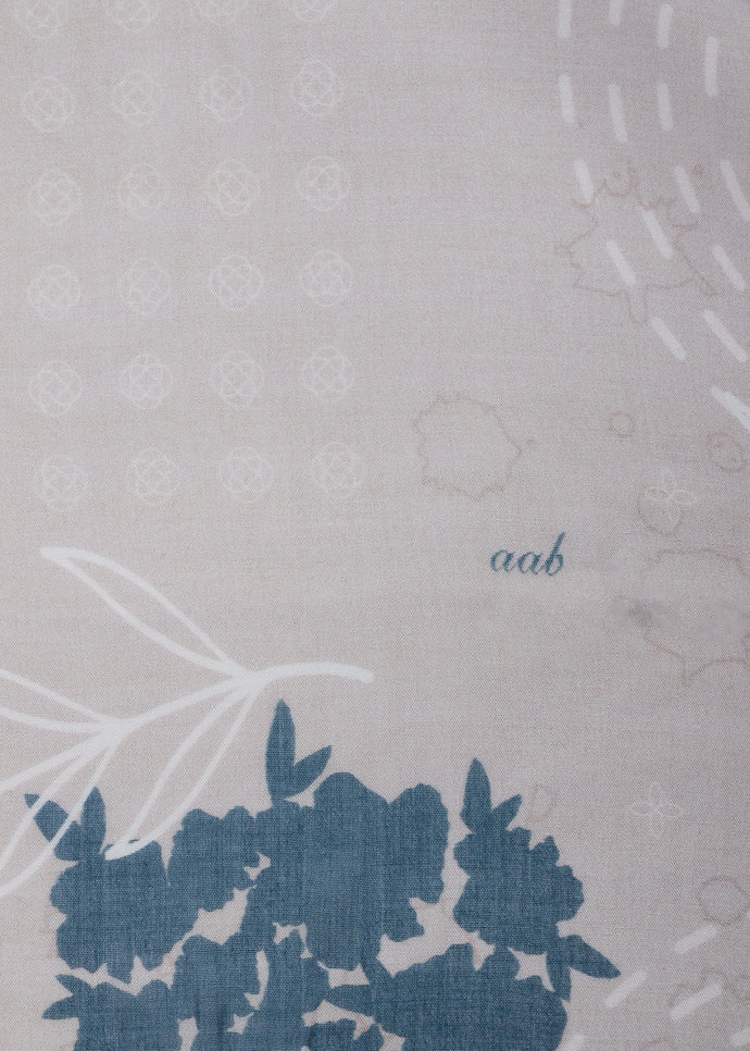 Blue Yew Print Hijab | Hijabs | Aab Modest Wear