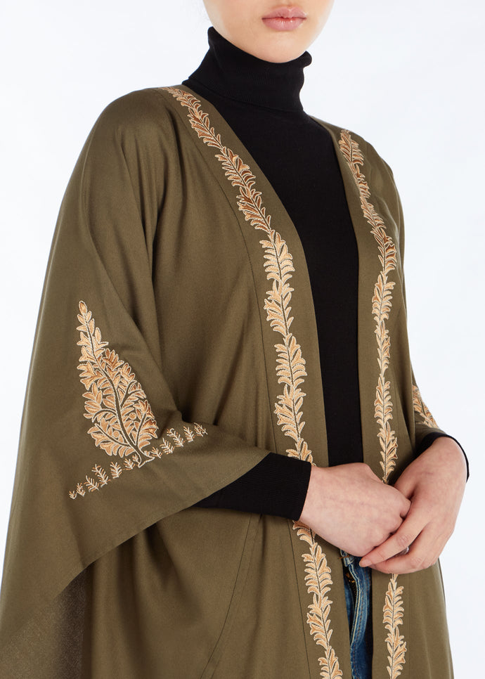 Vine Caped Kimono