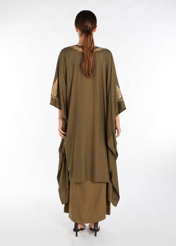 Vine Caped Kimono