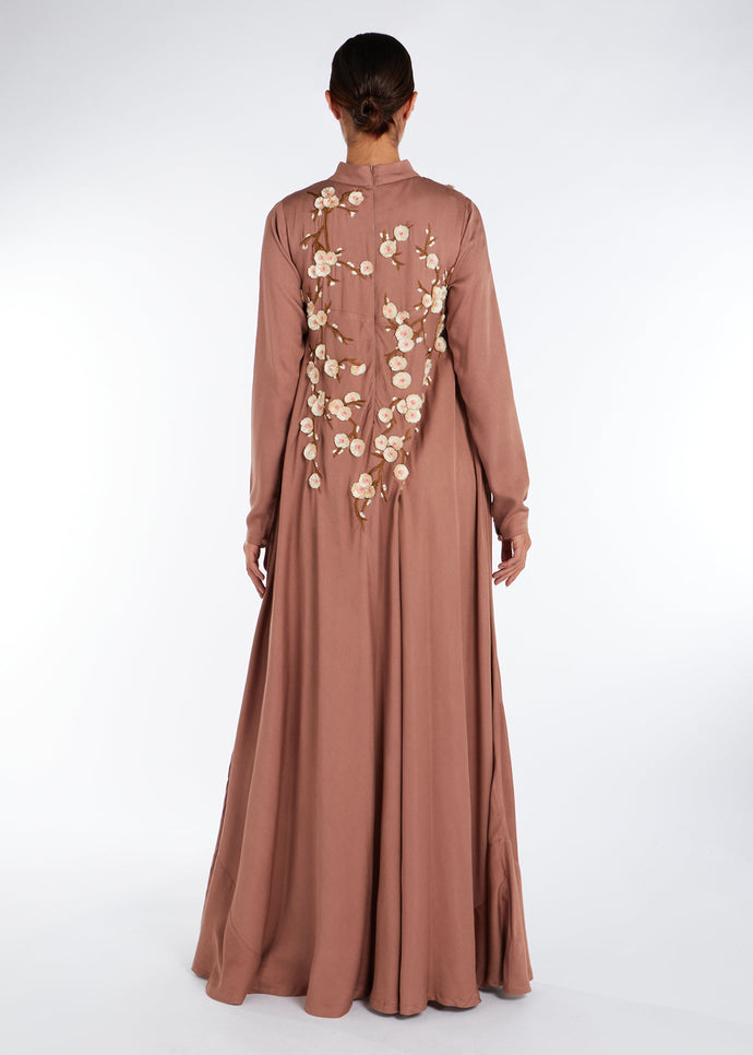 Frangipani Abaya Umber | Abayas | Aab Modest Wear