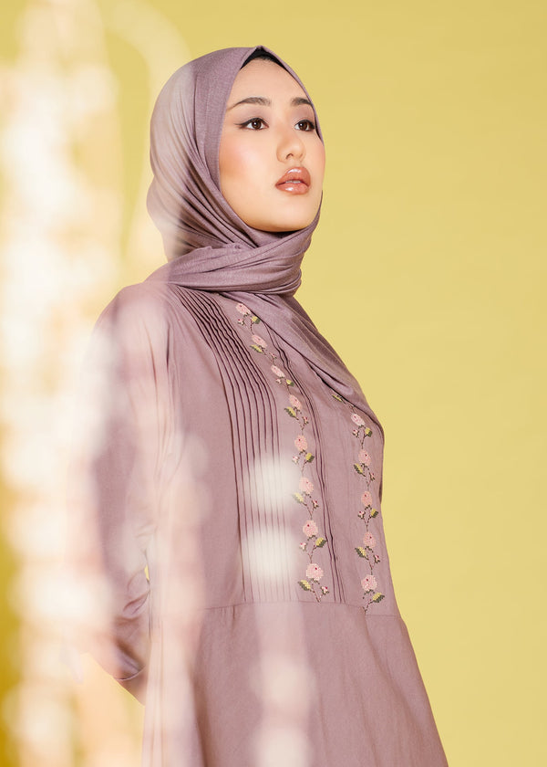 Sanabel Abaya Taupe | Abayas | Aab Modest Wear