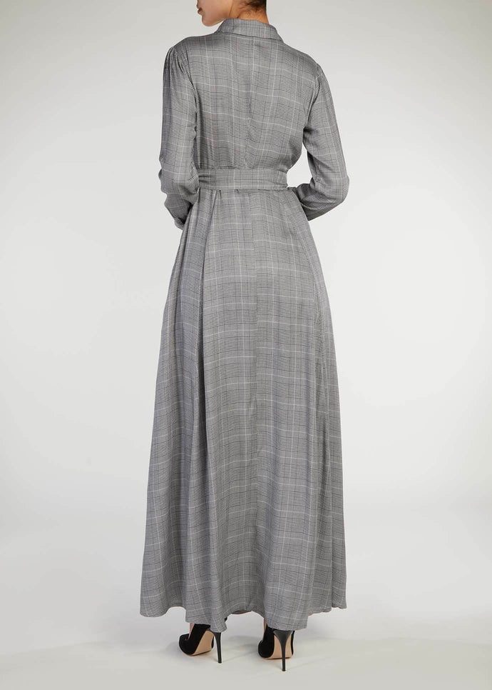 Glen Check Maxi Dress | Maxi Dresses | Aab Modest Wear