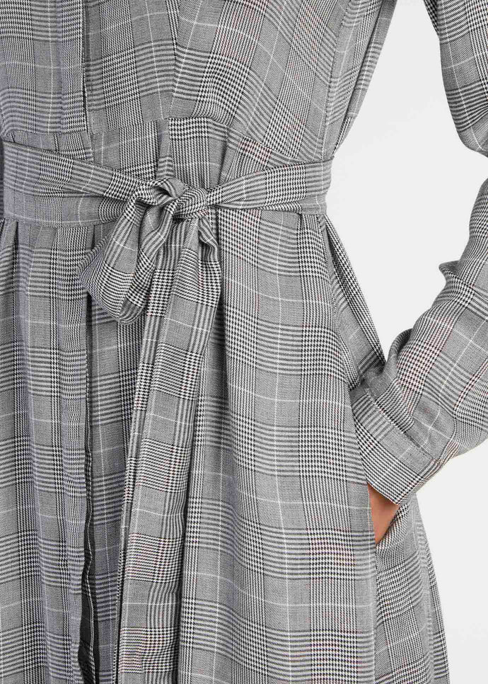 Glen Check Maxi Dress | Maxi Dresses | Aab Modest Wear