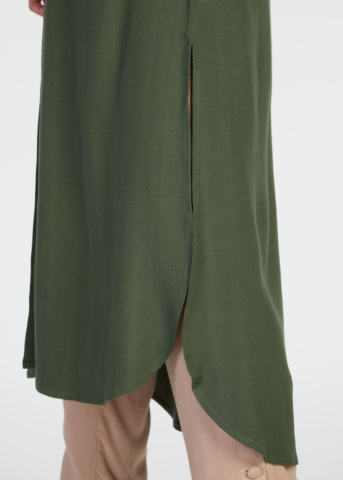 Shirt Dress Deep Green