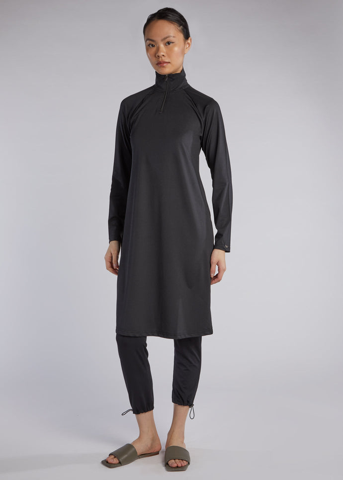 Modest Swimwear Top Long - Black
