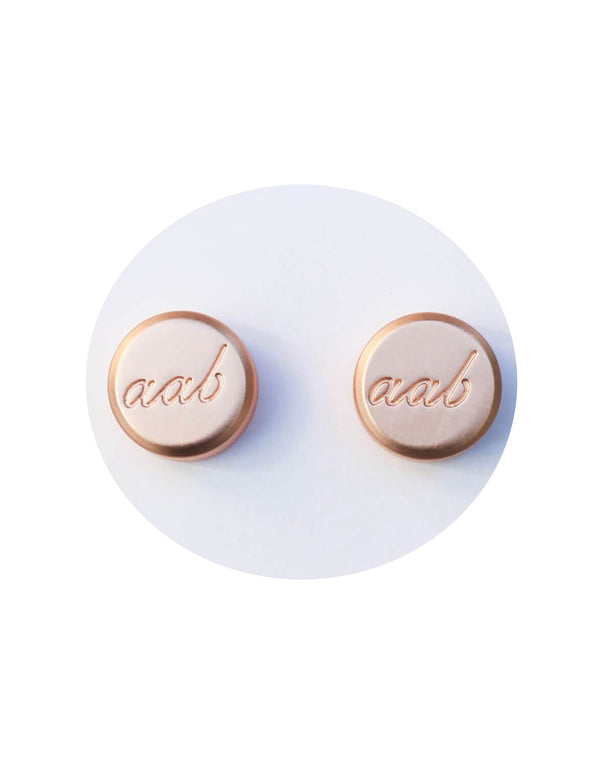 Matte Rose Gold Hijab Magnet - Twin Pack