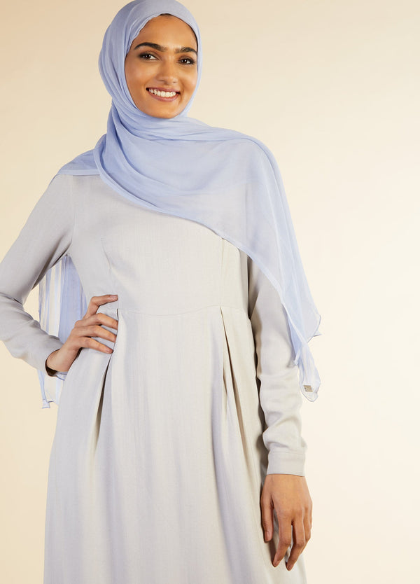 Skirted Abaya Grey | Abayas | Aab Modest Wear