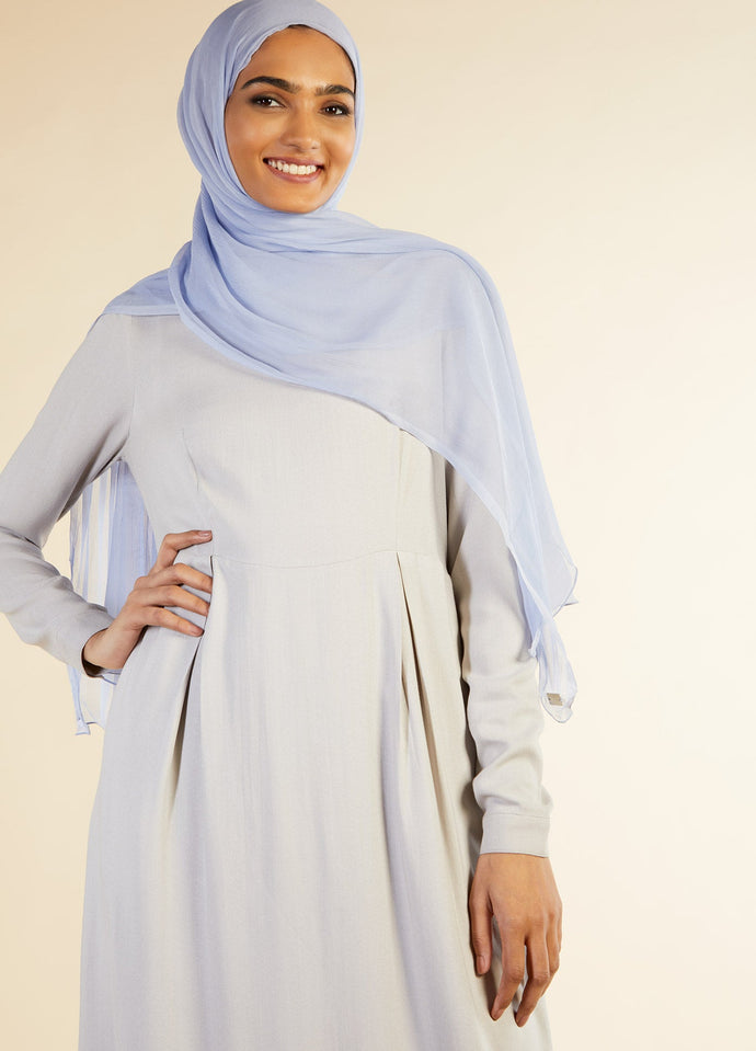 Skirted Abaya Grey | Abayas | Aab Modest Wear