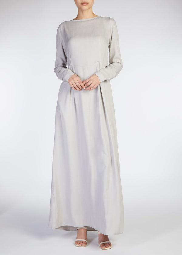 Skirted Abaya Grey | Abayas | Aab Modest Wear