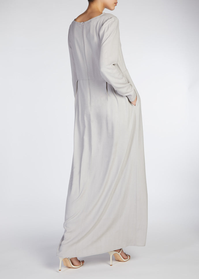 Skirted Abaya Grey | Abayas | Aab Modest Wear